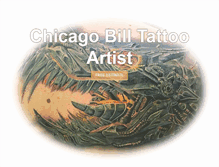 Tablet Screenshot of chicagobilltattoo.com